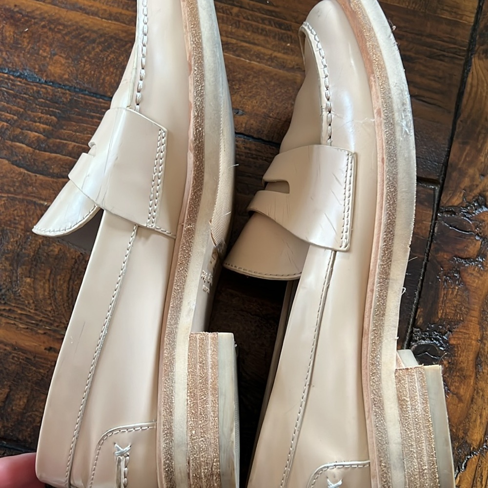 Rag & Bone Cream Loafers - Picture 2 of 4